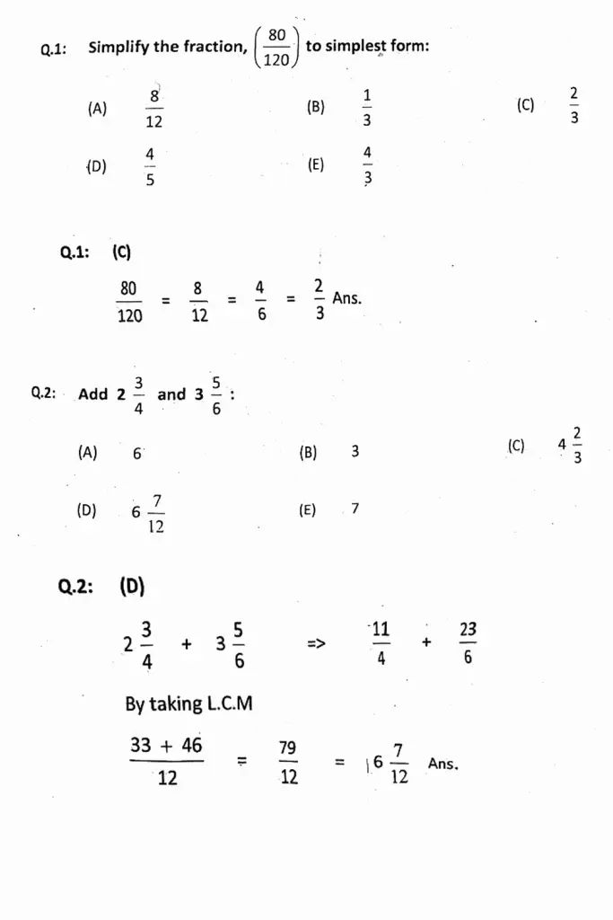 Quantitative Reasoning