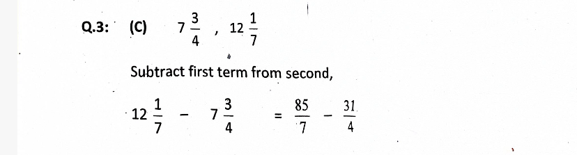 Math MCQs