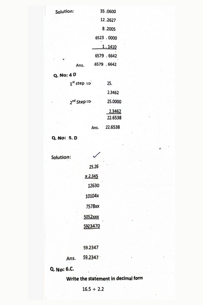 NTS Quantitative Reasoning MCQs